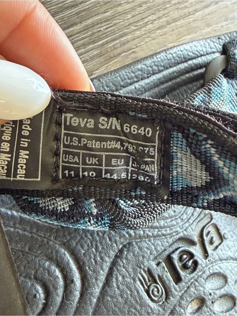 Teva Women's Braided Sport Sandals - Black & Gray